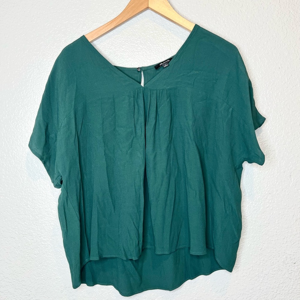 Madewell Green Blouse, S